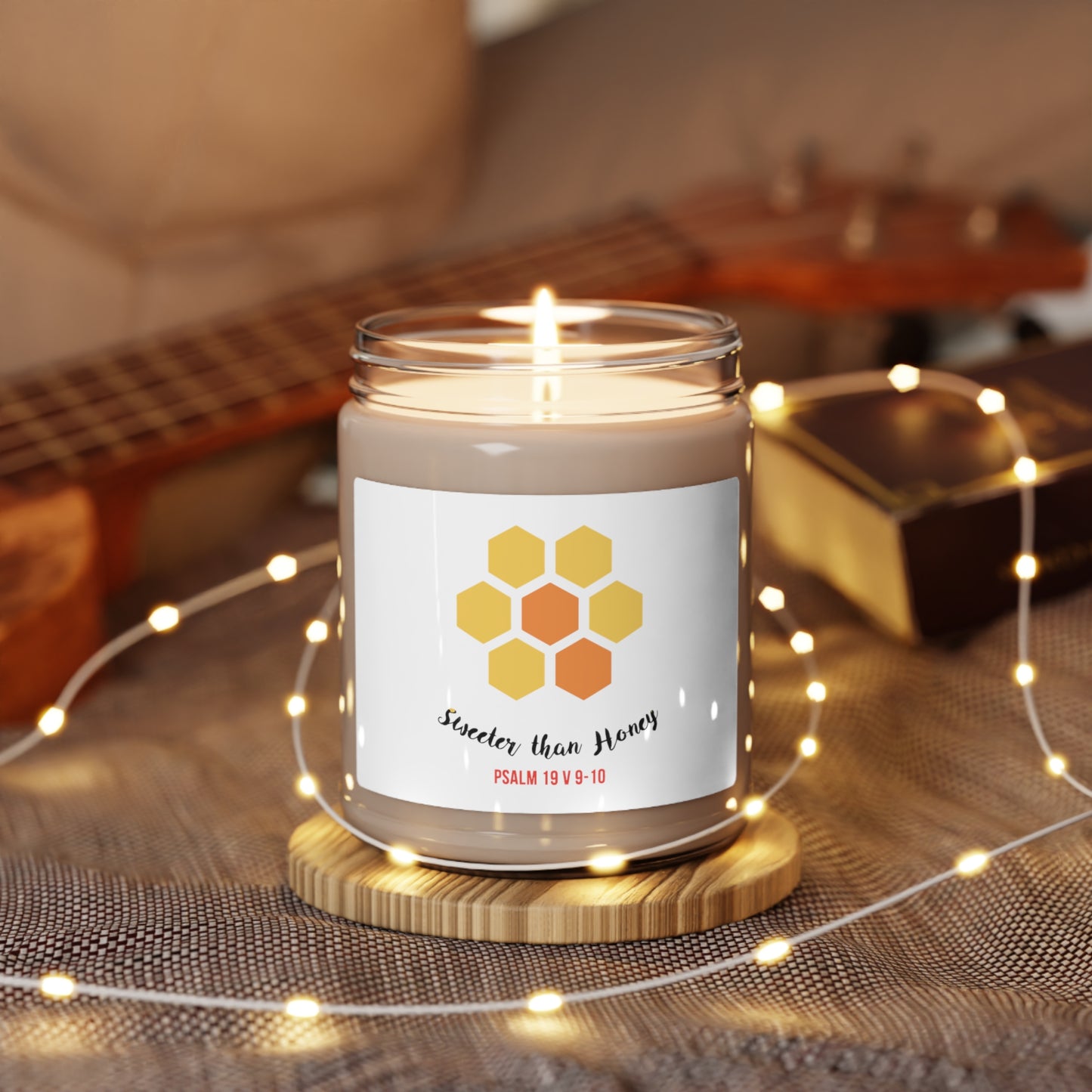Sweeter Than Honey Scented Soy Candle, 9oz