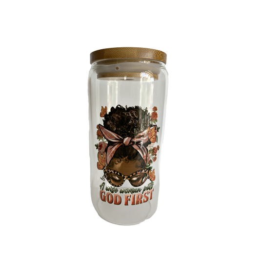 A Wise Woman Puts God First Tumbler